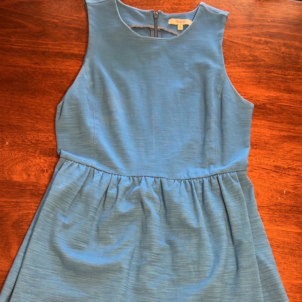 Blue Madewell dress with pockets!!! 💙
